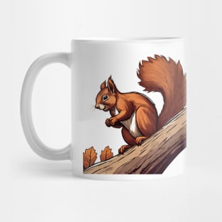 squirrel holding a nut Mug